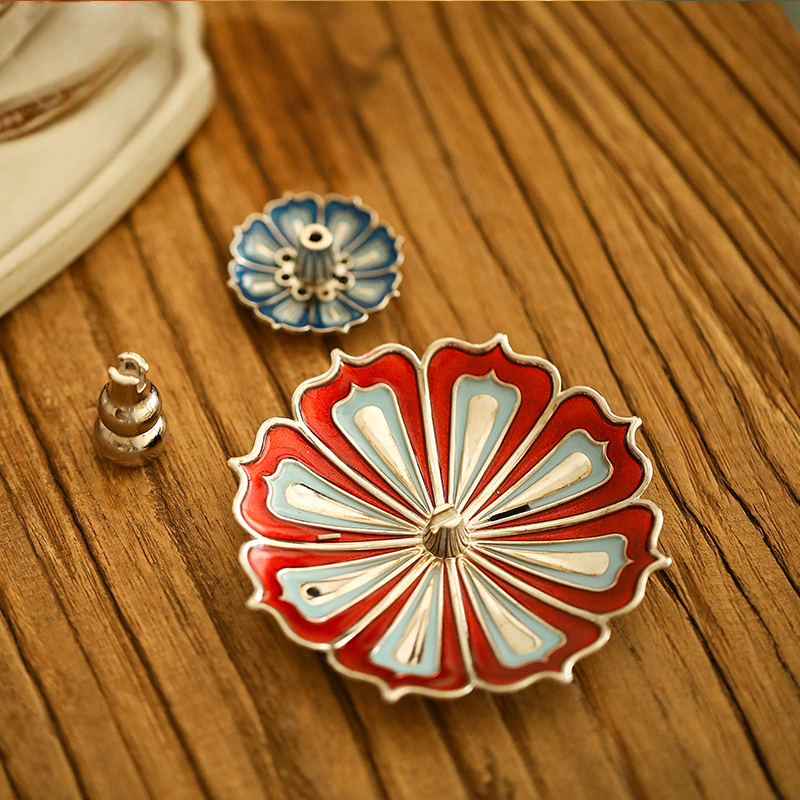 Red Incense Holder