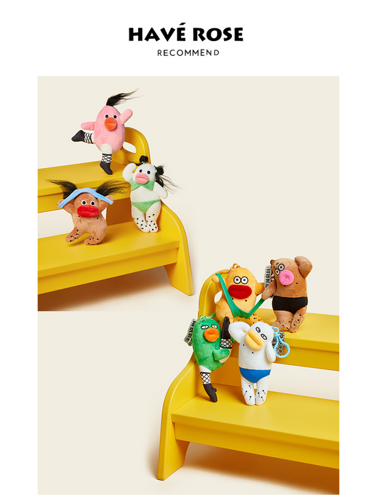 "Runaway Crazy" Plush Bag Charms