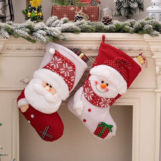 Santa & Snowman Christmas Stockings
