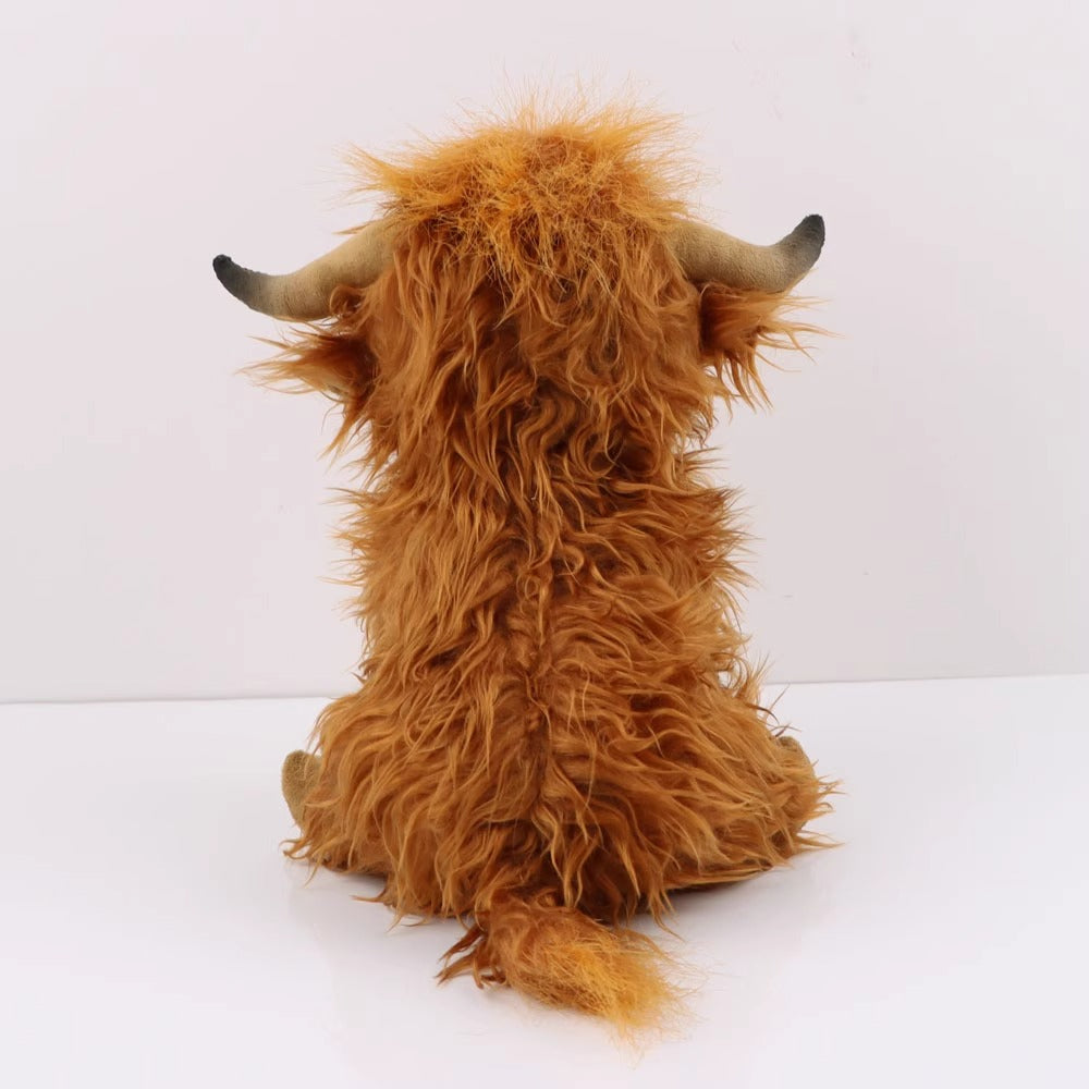 Scottish Highland Cattle Plush Toy Back