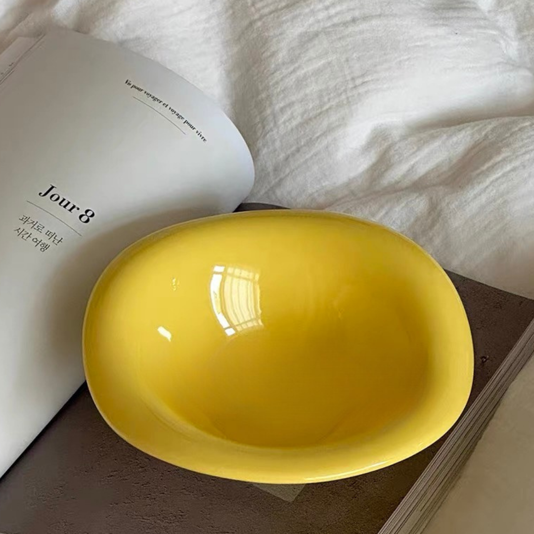 Someone You Love - Modern Luxe Stylish Bowl Yellow