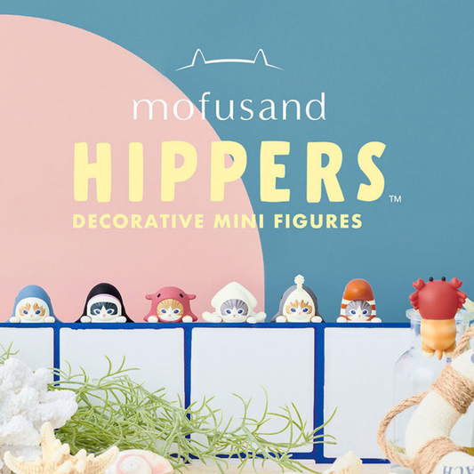 Sonny Angel - Mofusand Hippers Series Blind Box Variants Display