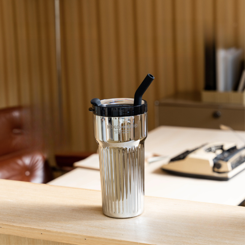 Stainless Steel Insulated Water Bottle Silver 700ml