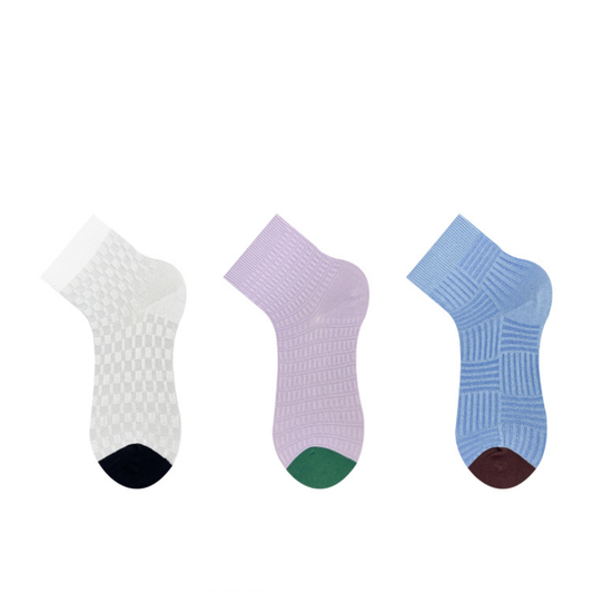 Style 2 Lalamao - Minimalistic Ankle Socks (3 Pairs)