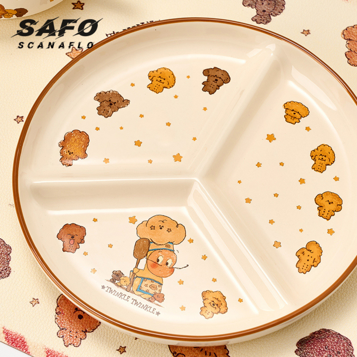 2 Twinkle Twinkle Teddy Bakery 8" Plate