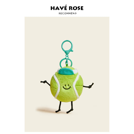 Plush Bag Charm Tennis