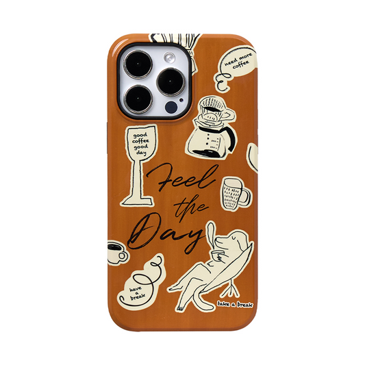 Ufology - Original Coffee Illustration iPhone Case Full Protection