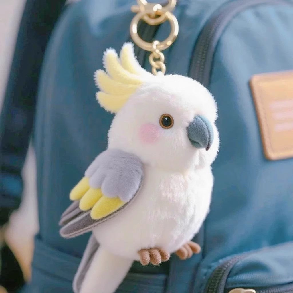 Blue Realistic Birdie Bag Charm