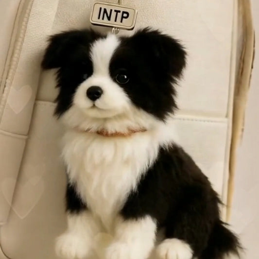 White Sheep Store - Realistic Border Collie Bag Charm