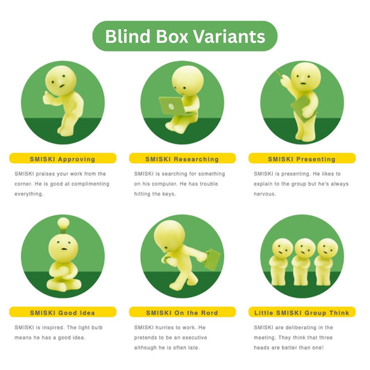SMISKI @Work Series Blind Box Variants
