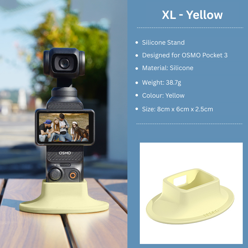 Yellow Extra Large Osmo Pocket 3 Silicone Stand