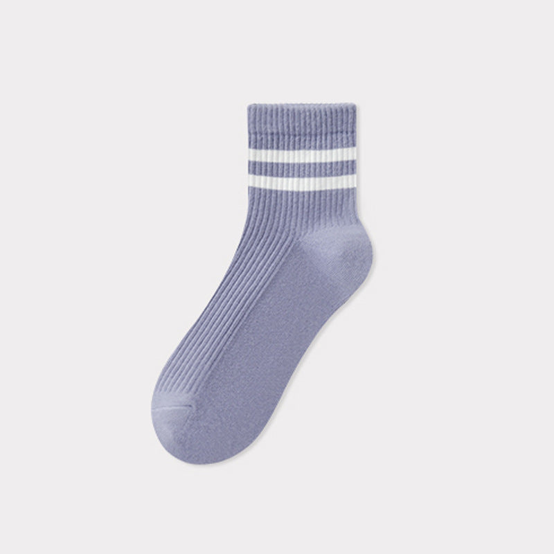 Zhuji_Tianchuan_Socks _Women_Summer_Breathable_Cotton_Socks_Purple