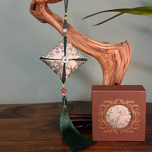 Green Ziyan Aromatherapy - Handmade Vintage-Style Brocade Herbal Sachet