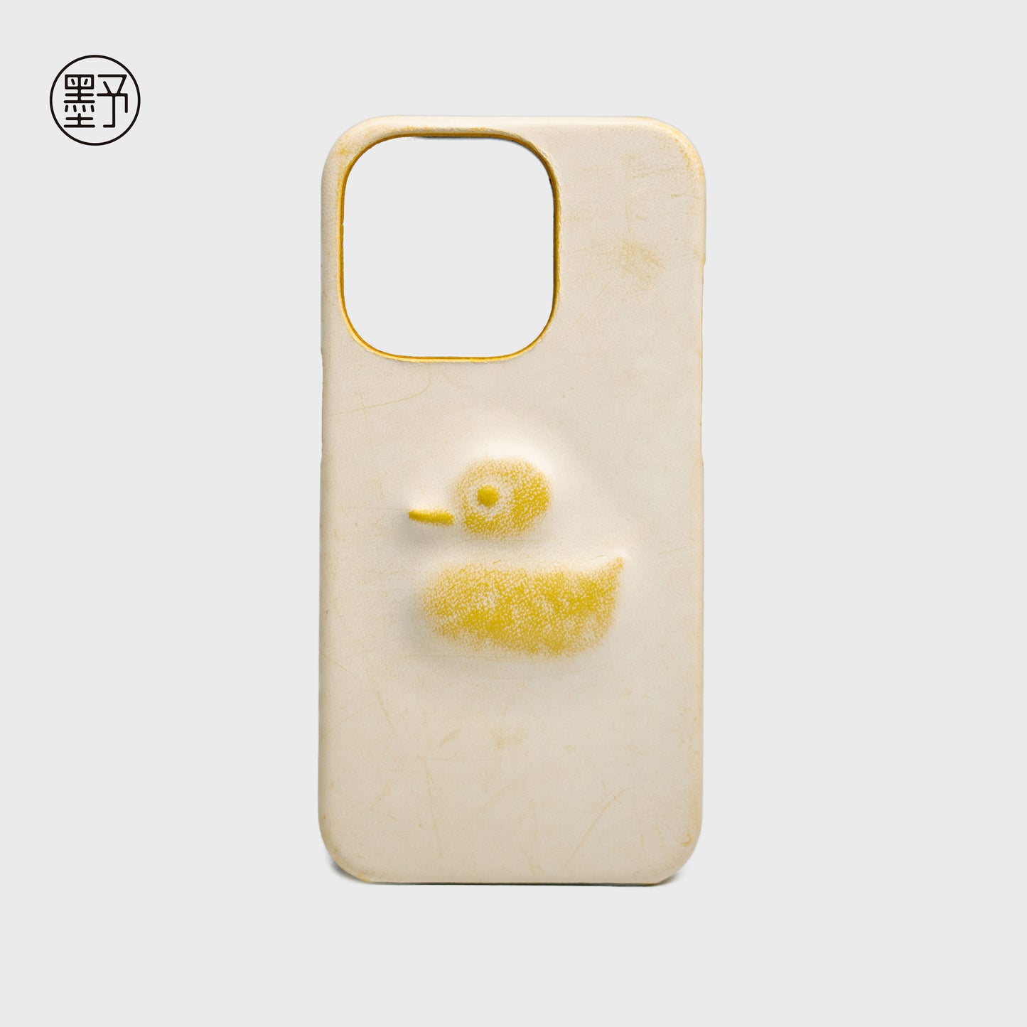 moreleather cute Yellow Duck Leatheri Phone Case