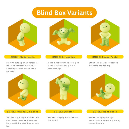 SMISKI Dressing Series Blind Box Variants