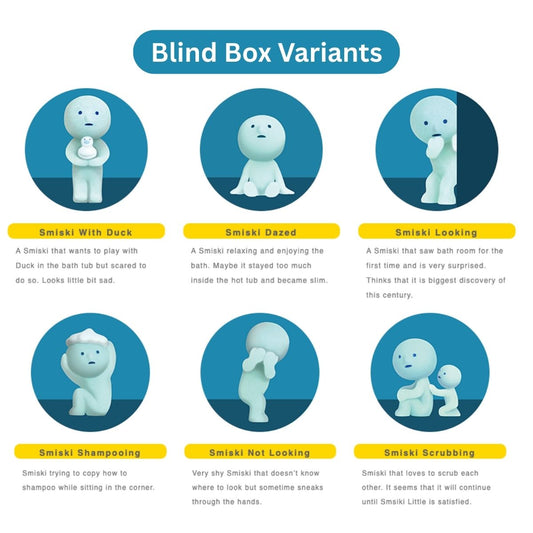 SMISKI Bath Series Blind Box Variants