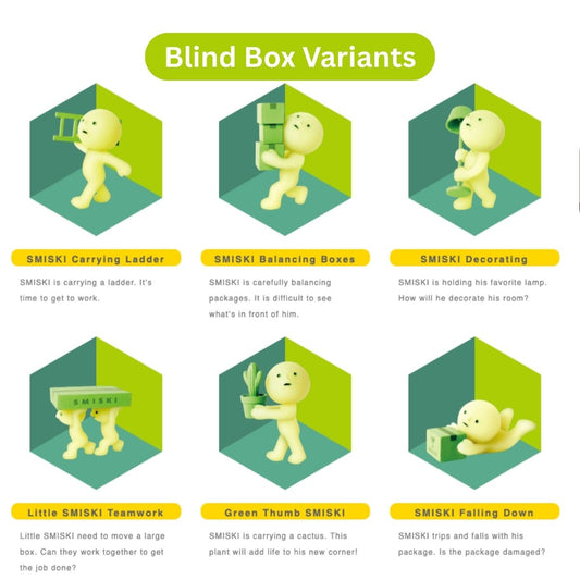 SMISKI Moving Series Blind Box Variants