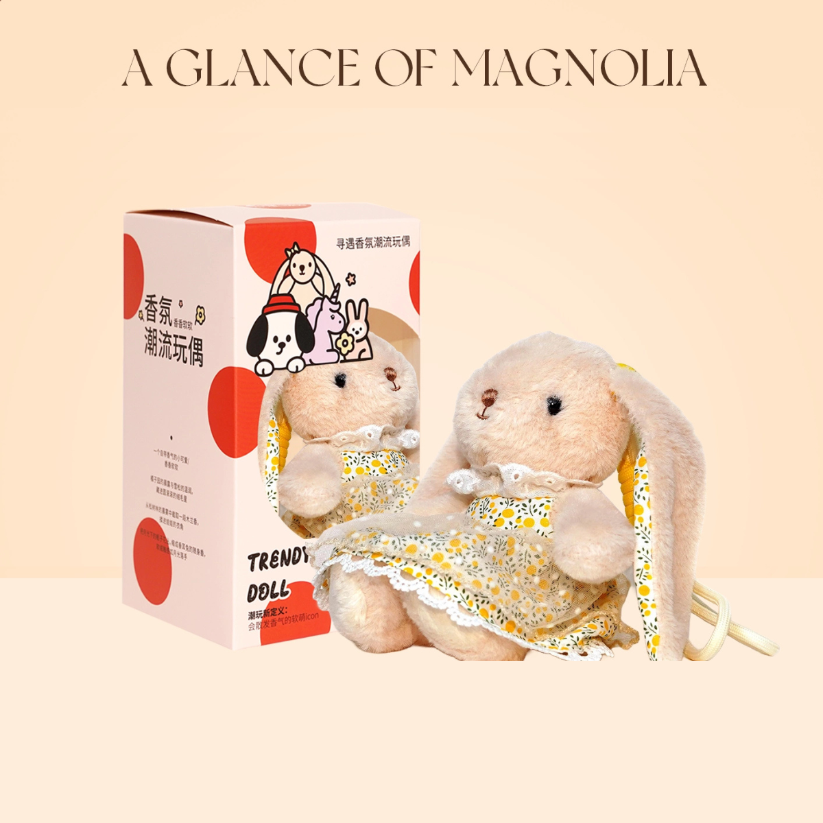 A Glance of Magnolia - Trendy Scented Doll Bag Charm