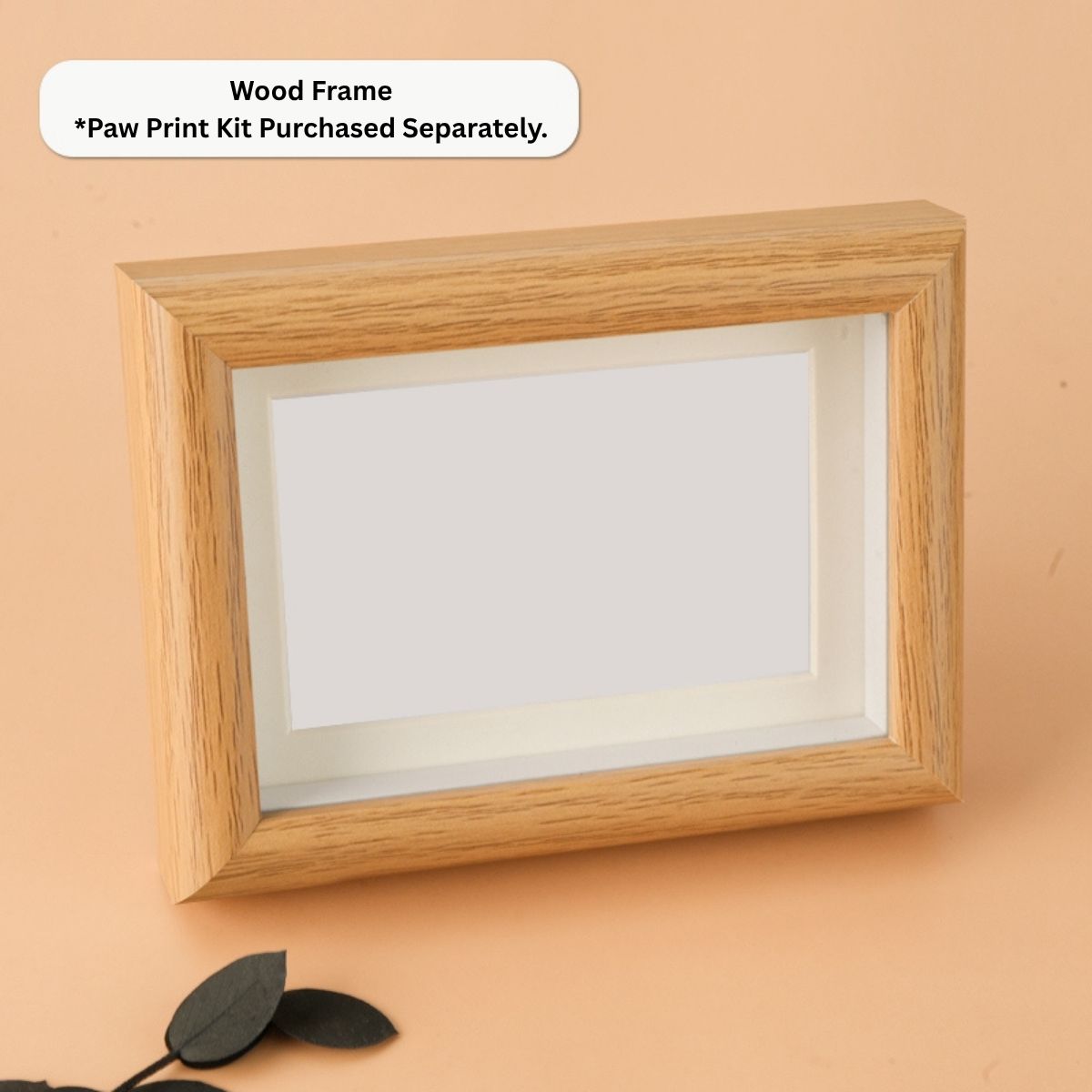 Wood Frame for Pet Paw Print Kit