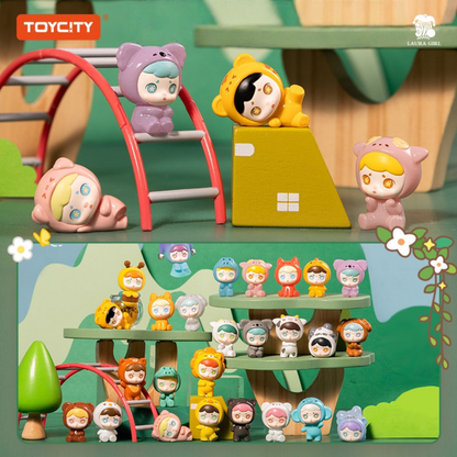 All Variants of cute and coulorful LAURA Animal Magnetic Sticker