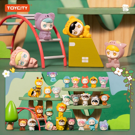 All Variants of cute and coulorful LAURA Animal Magnetic Sticker