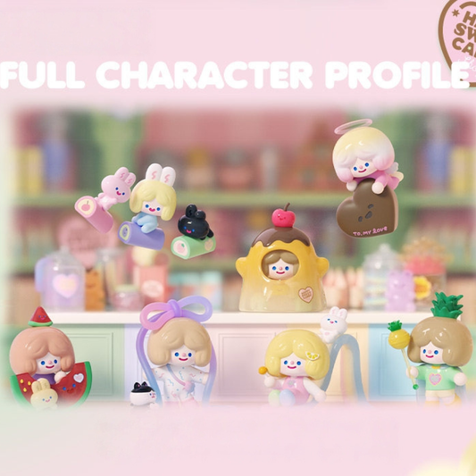 All variants of cute and colourful RiCO Sweet Shop Blind Box Collectible Figures
