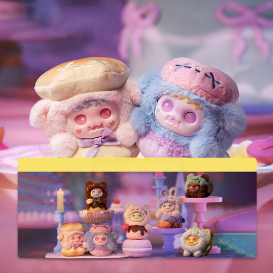 All variants of cute, colourful and fluffy Shin Woo Dessert House Plush Blind Box