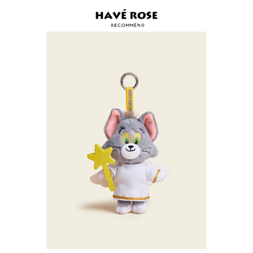 Tom & Jerry Bag Charm Angel Tom