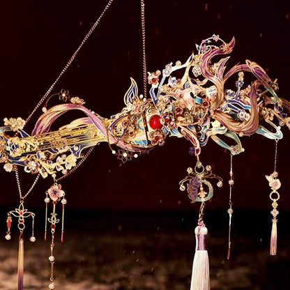 Art Model - DIY 3D Puzzle Wearable Chinese Style Sword Hairpin Flower Shadow