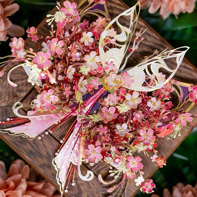 Art Model - DIY Butterfly 3D Puzzle Pink