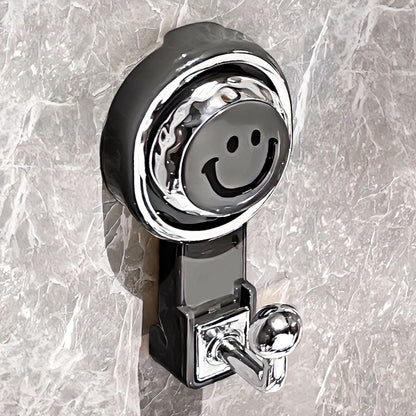 Smiley Face Sliding No-Drill Vacuum Suction Hook
