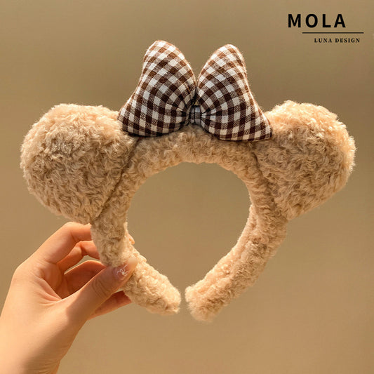 Cute Bear Ears Headband with Bow