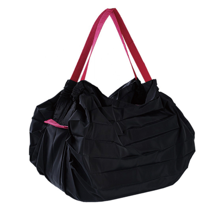 Black Japanese-Style Foldable Super Large Shopping Bag
