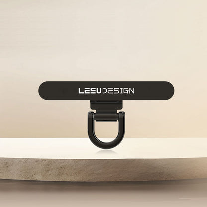 0.2mm Ultra-Thin Mini Metal Phone Tether Tabs Black Medium