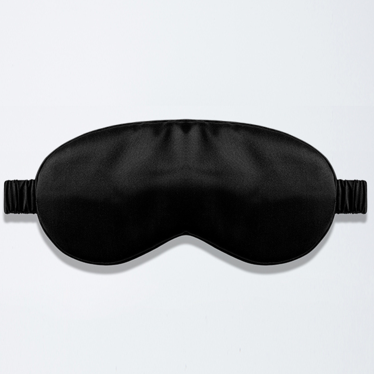 Double-Sided Breathable Light Blocking 100% Mulberry Silk Sleep Mask Black