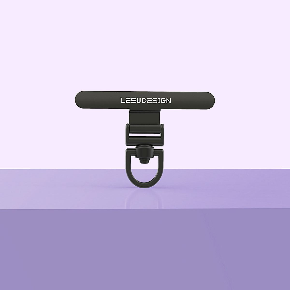 Black  0.2mm Ultra-Thin Rotating Metal Phone Tether Tabs