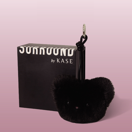 Black Scented PokeMiz Cat Plush Bag Charm