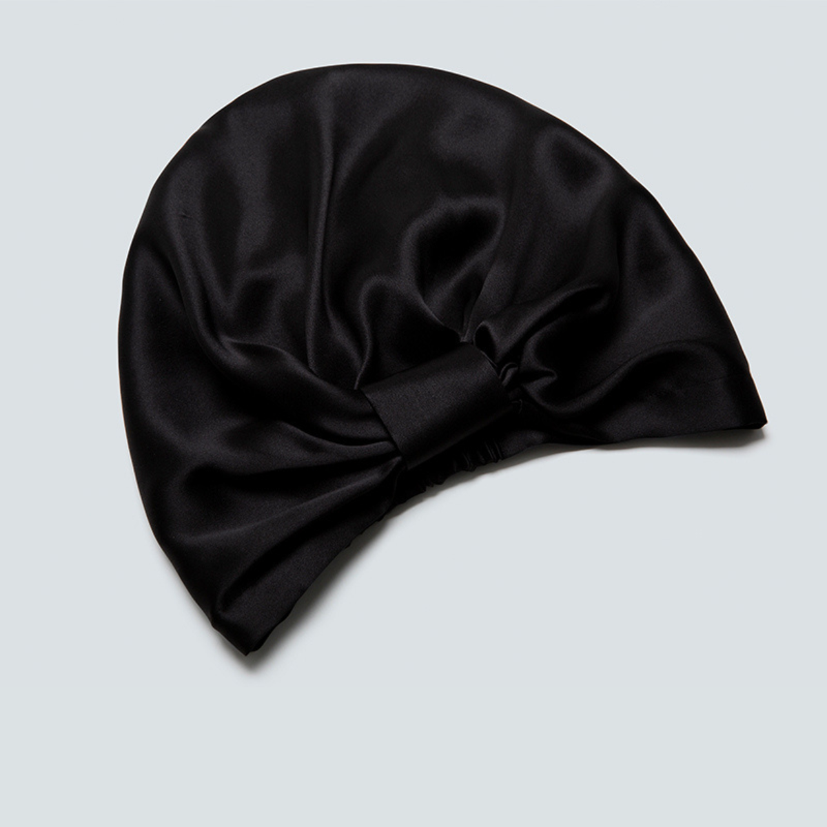 Silk Anti-Frizz Hair Wrap 100% Mulberry Silk Black