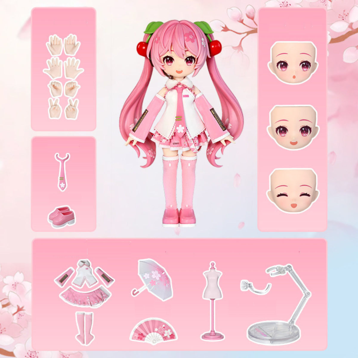 Blokees - Fantastics Series Sakura Miku Figure Details 