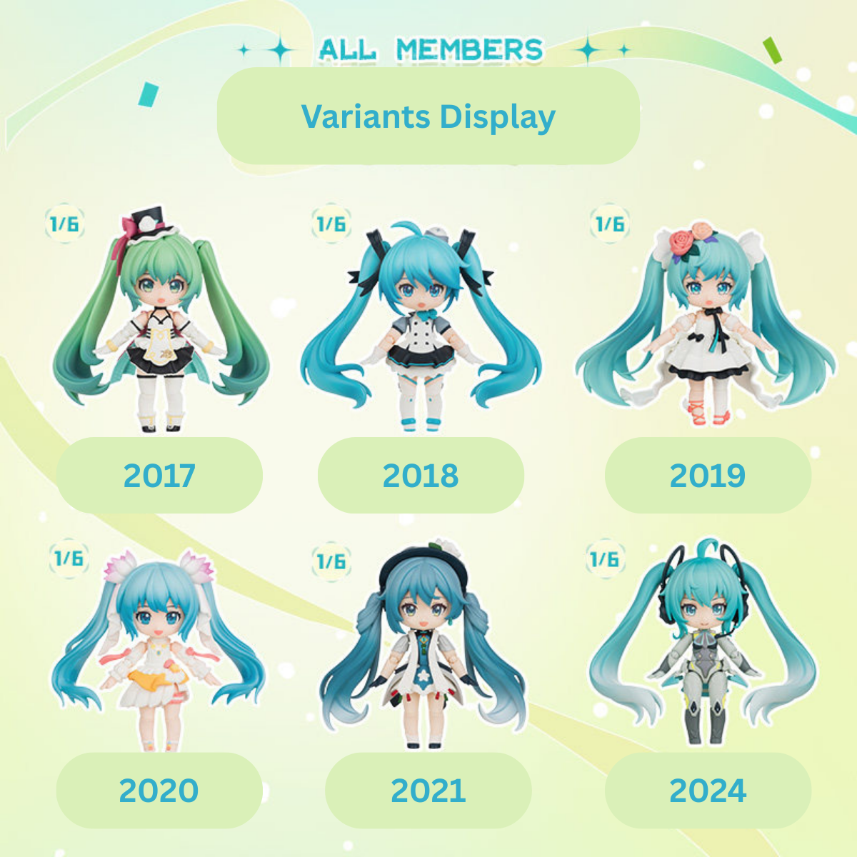 Blokees - Hatsune Miku Miku With You Blind Box Variants