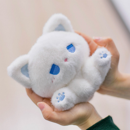 Blue Fun Toys - Emo White Cat Plush Toy