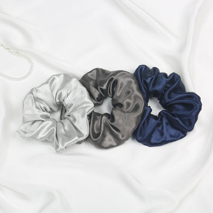 Bundle 3 No-Crease Silk Scrunchies