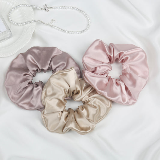Bundle 5 No-Crease Silk Scrunchies