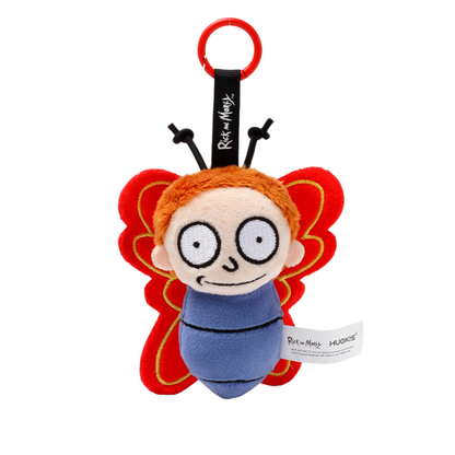 HUGKIS - Rick and Morty "Garden Edition" Plush Bag Charm Butterfly Morty
