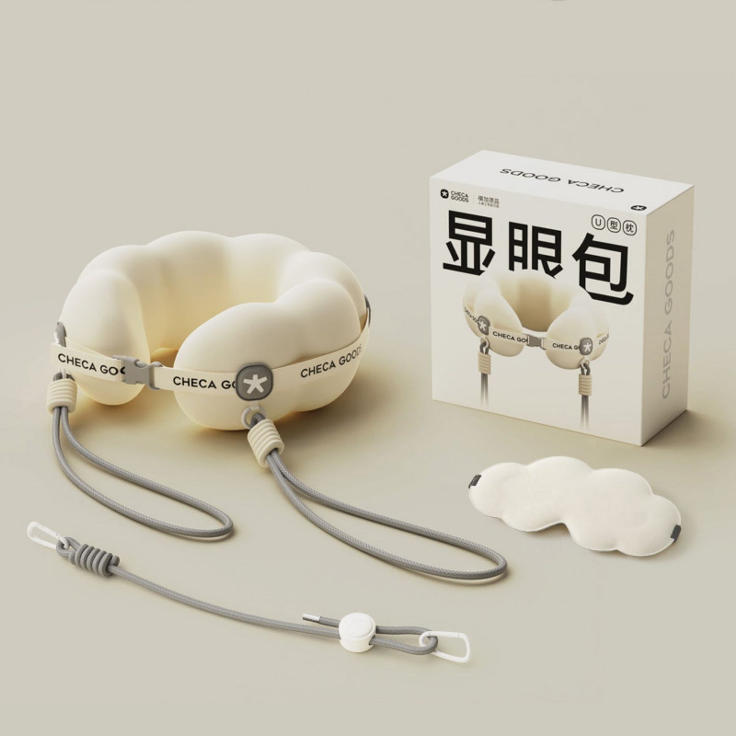 CHECA GOODS - Portable Travel U-Shaped Neck Pillow