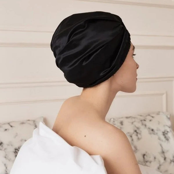 Camellia Silk Studio -  25 Momme Silk Anti-Frizz Hair Wrap 100% Mulberry Silk