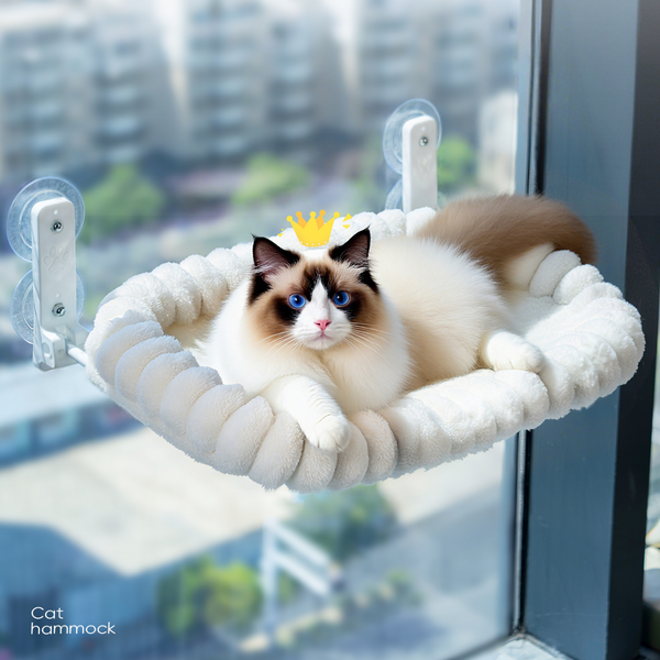 Taige Pet Supplies - Sunbathing Cat Window Hammock Bed Suction Cup Hanging Cat Perch