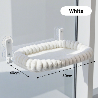 Cat Window Bed White