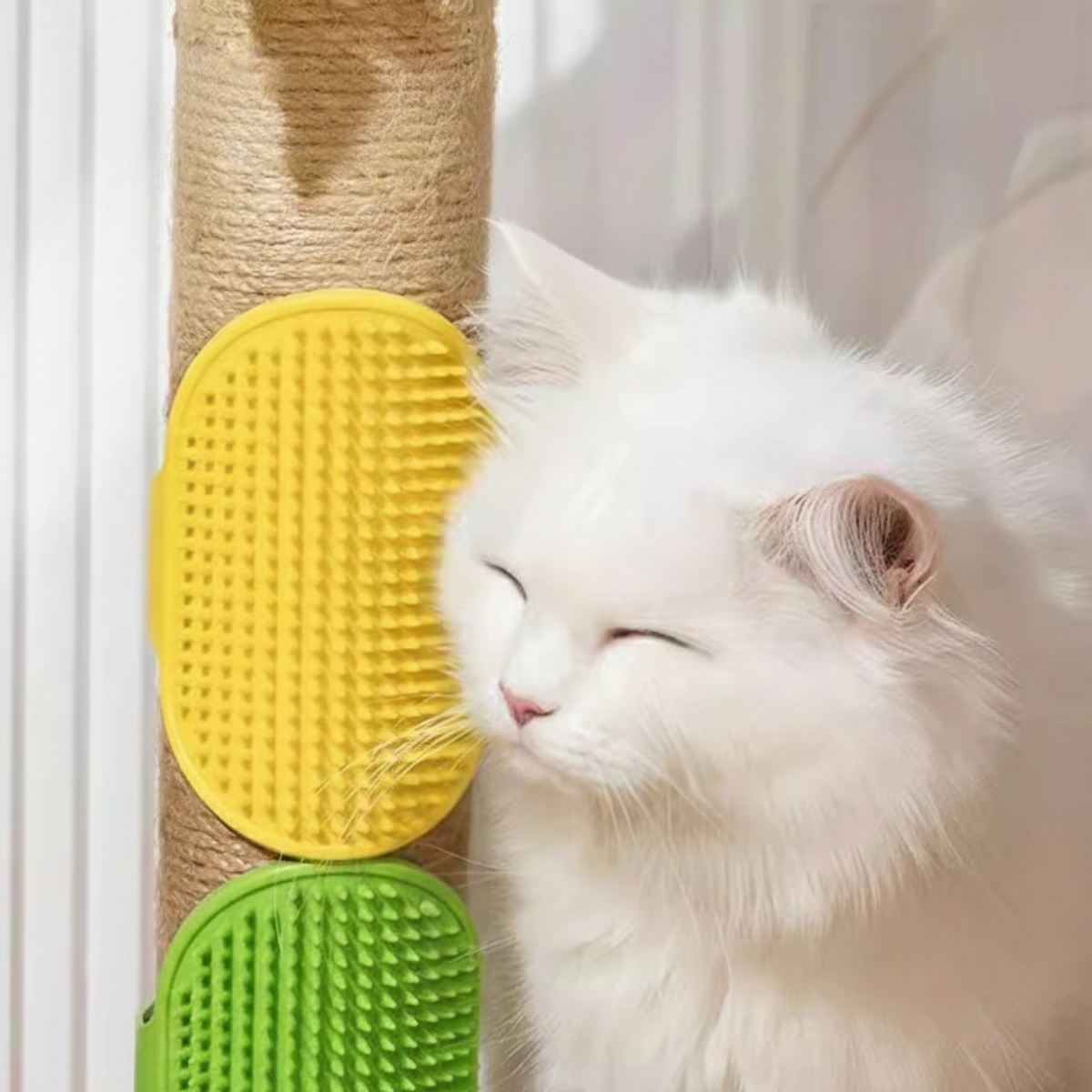 Cat & Dog Self-Grooming Scratch Brush use as Brush