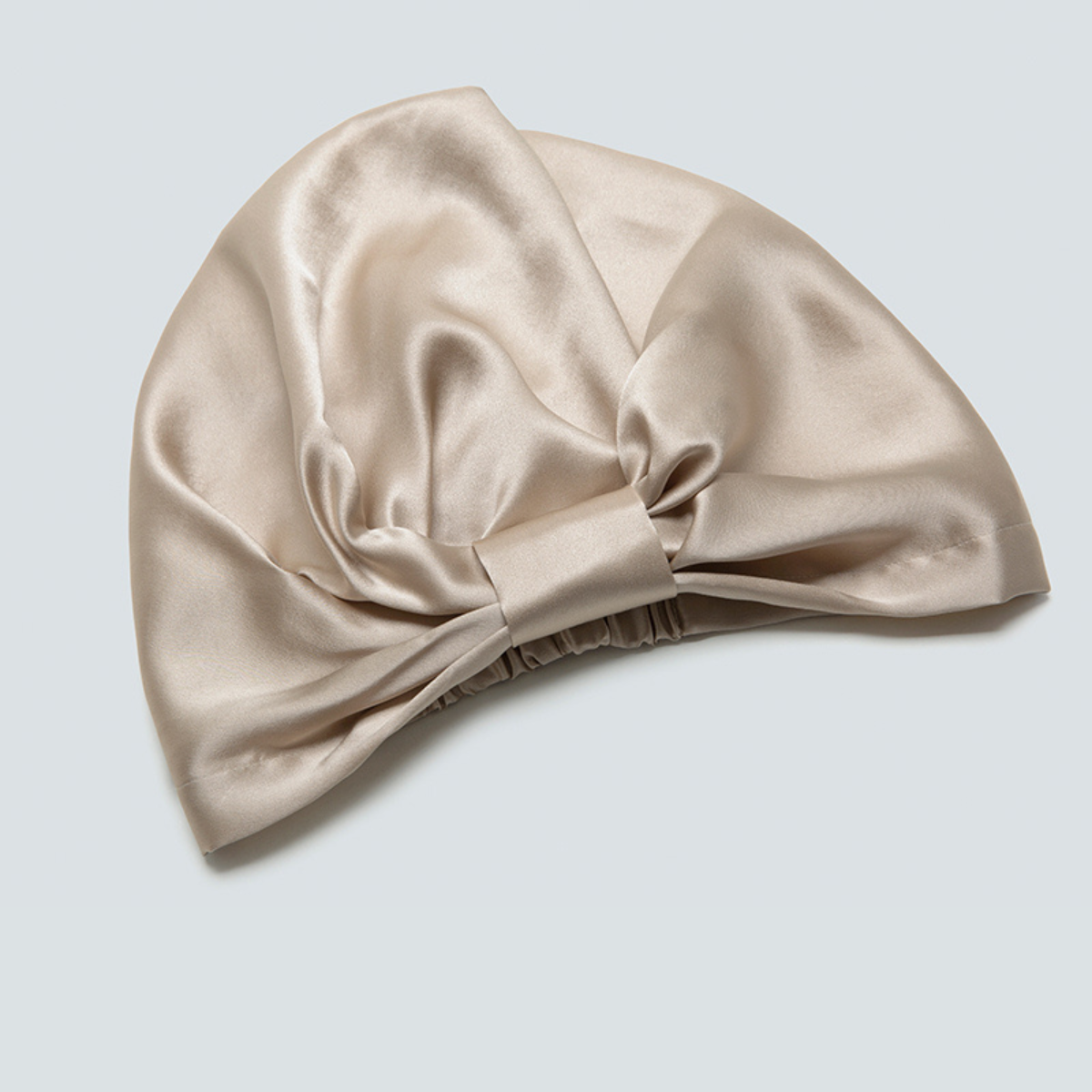 Silk Anti-Frizz Hair Wrap 100% Mulberry Silk Champaigne